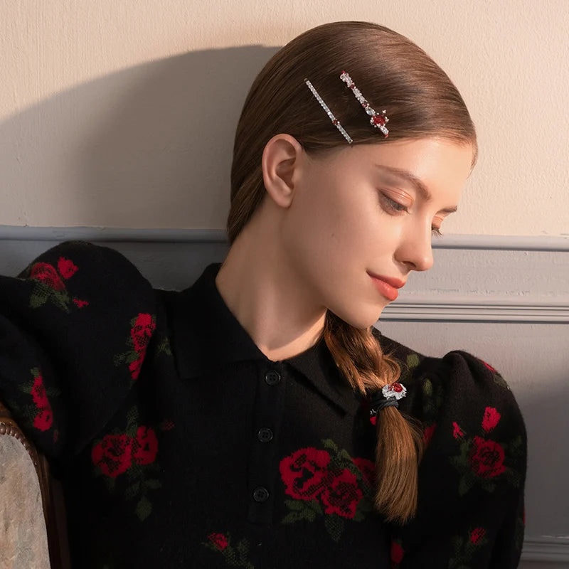 Rose Hair Ties - EVITA PERONI OFFICIAL